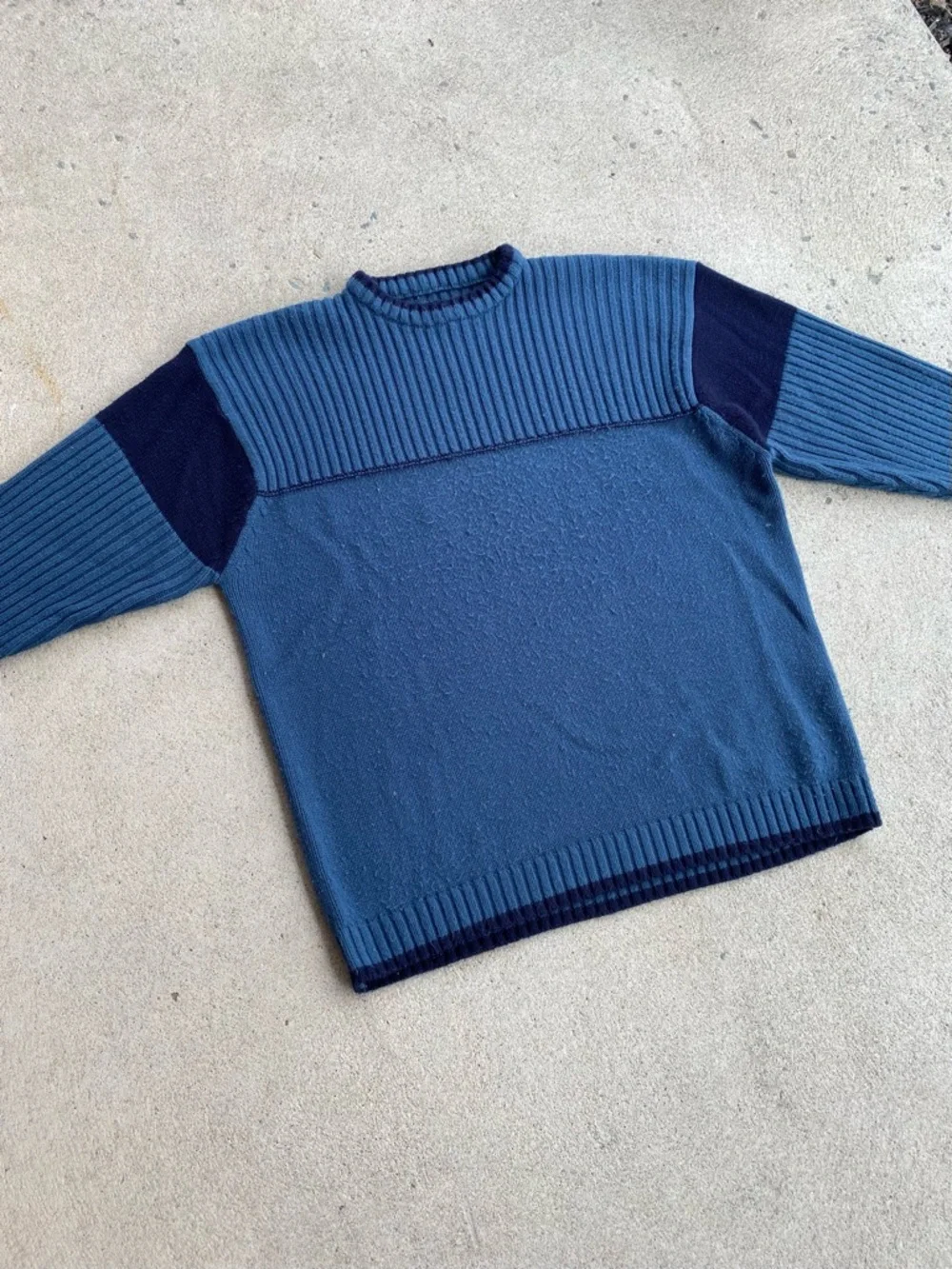 00s Vintage Blue Point Zero Striped Sweater - Picture 6 of 9